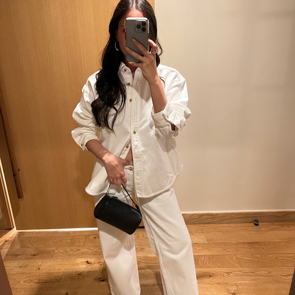 Women's denim button-down - image 1